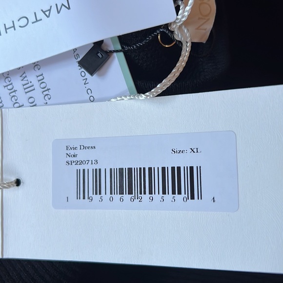 Ulla Johnson Evie knit maxi dress Black XL NWT strappy fit and flare- - Picture 6 of 10